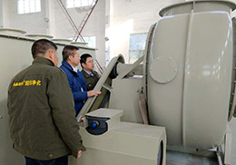 宜春銀鋰新能源領導蒞臨江蘇超日凈化指導工作