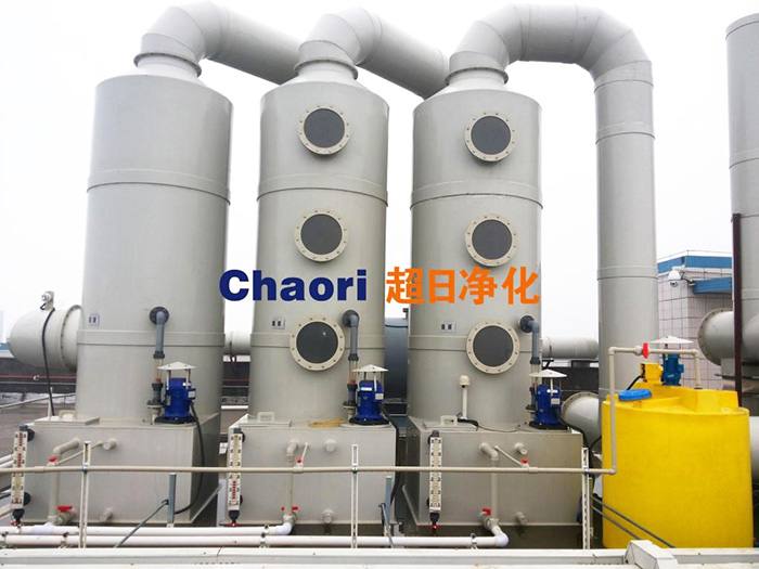 多氟多廢氣凈化塔工程案例