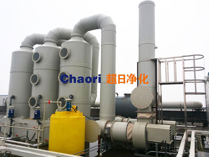 多氟多廢氣凈化塔工程案例