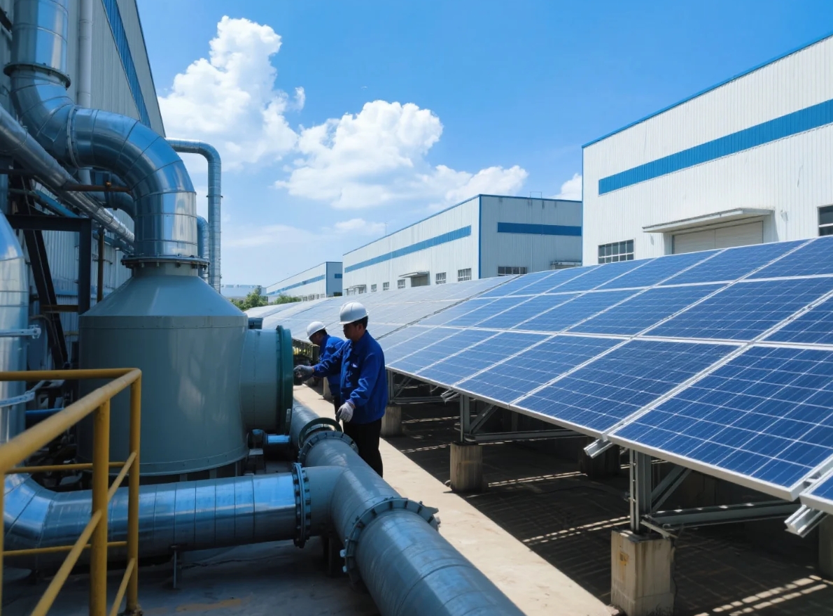 深度解析：光伏廢氣處理技術原理與應用，實現高效穩定凈化