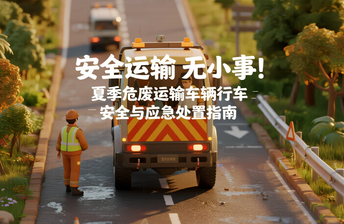 安全運輸無小事！夏季危廢運輸車輛行車安全與應急處置指南