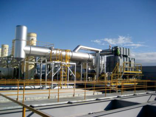 蓄熱式焚燒爐RTO+余熱回收系統 蓄熱式焚燒爐RTO+余熱回收系統